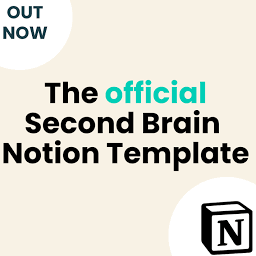 The Second Brain Notion Template